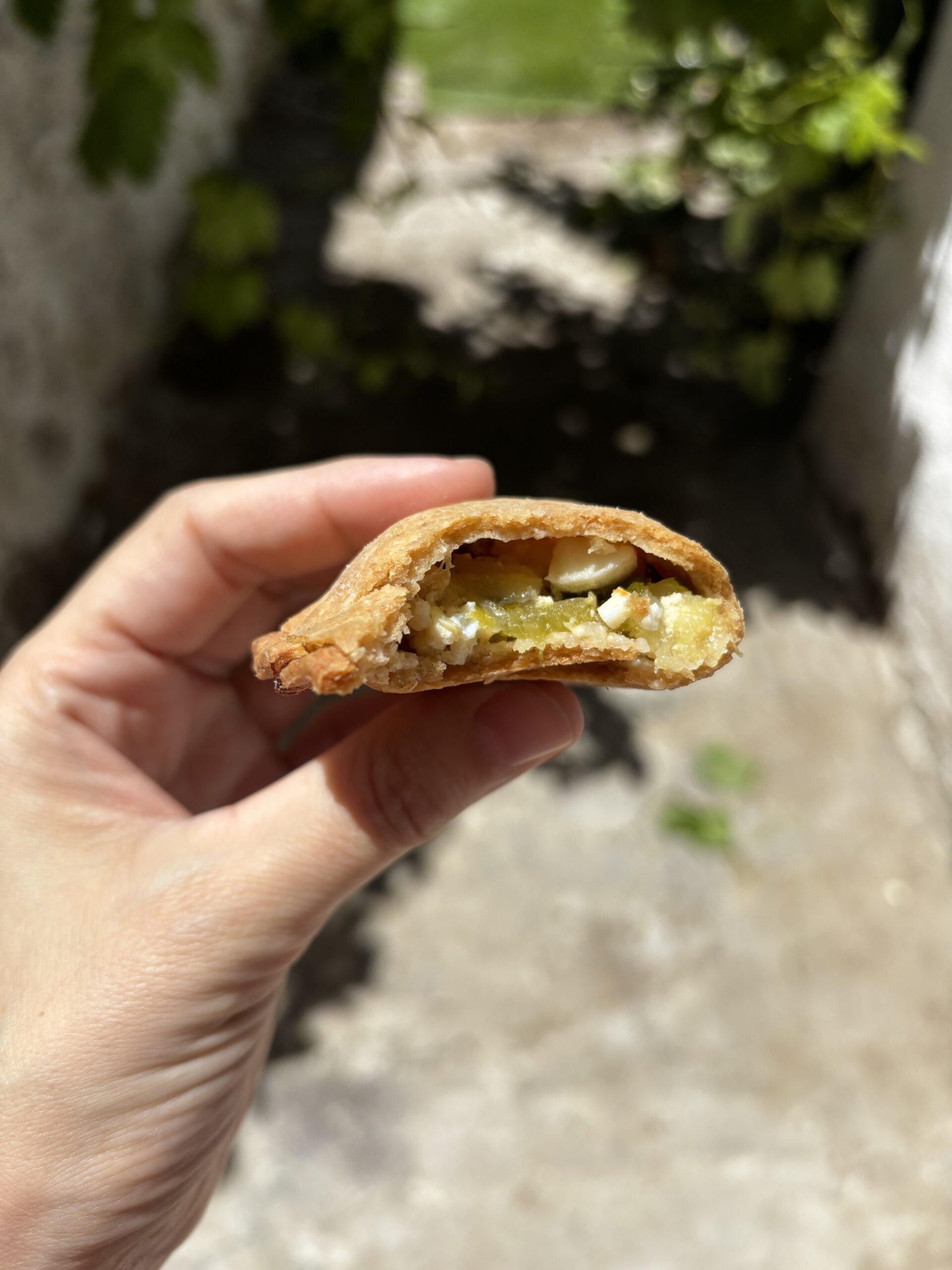 empanadilla fritada con huevo ecomonegros